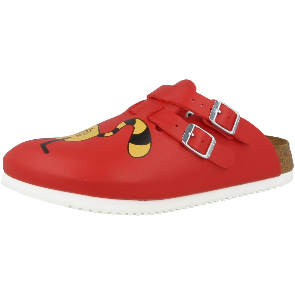 Birkenstock Kay SL Birko-Flor Clogs schmal rot