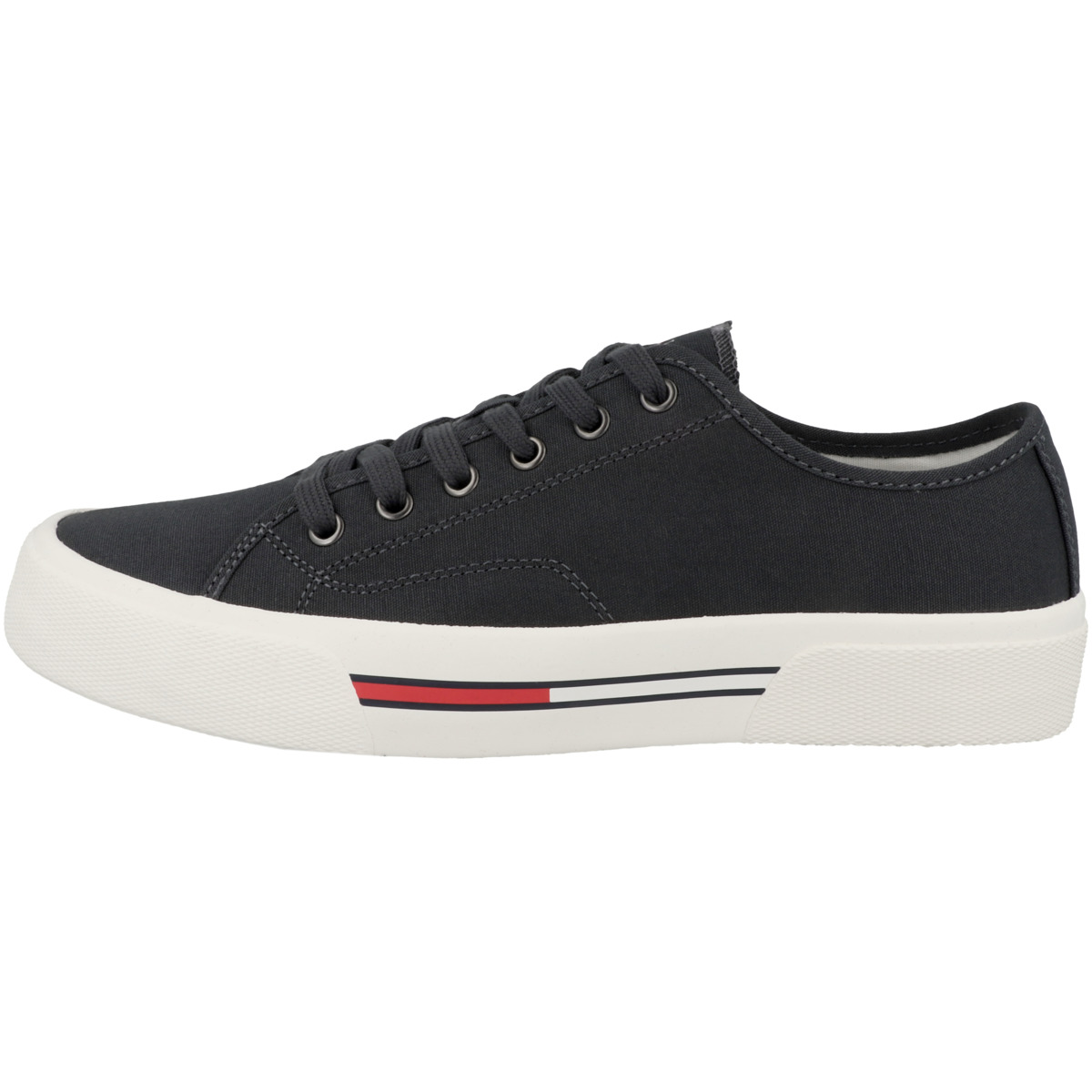 Tommy Hilfiger Tommy Jeans Lace Up Canvas Color Sneaker dunkelblau