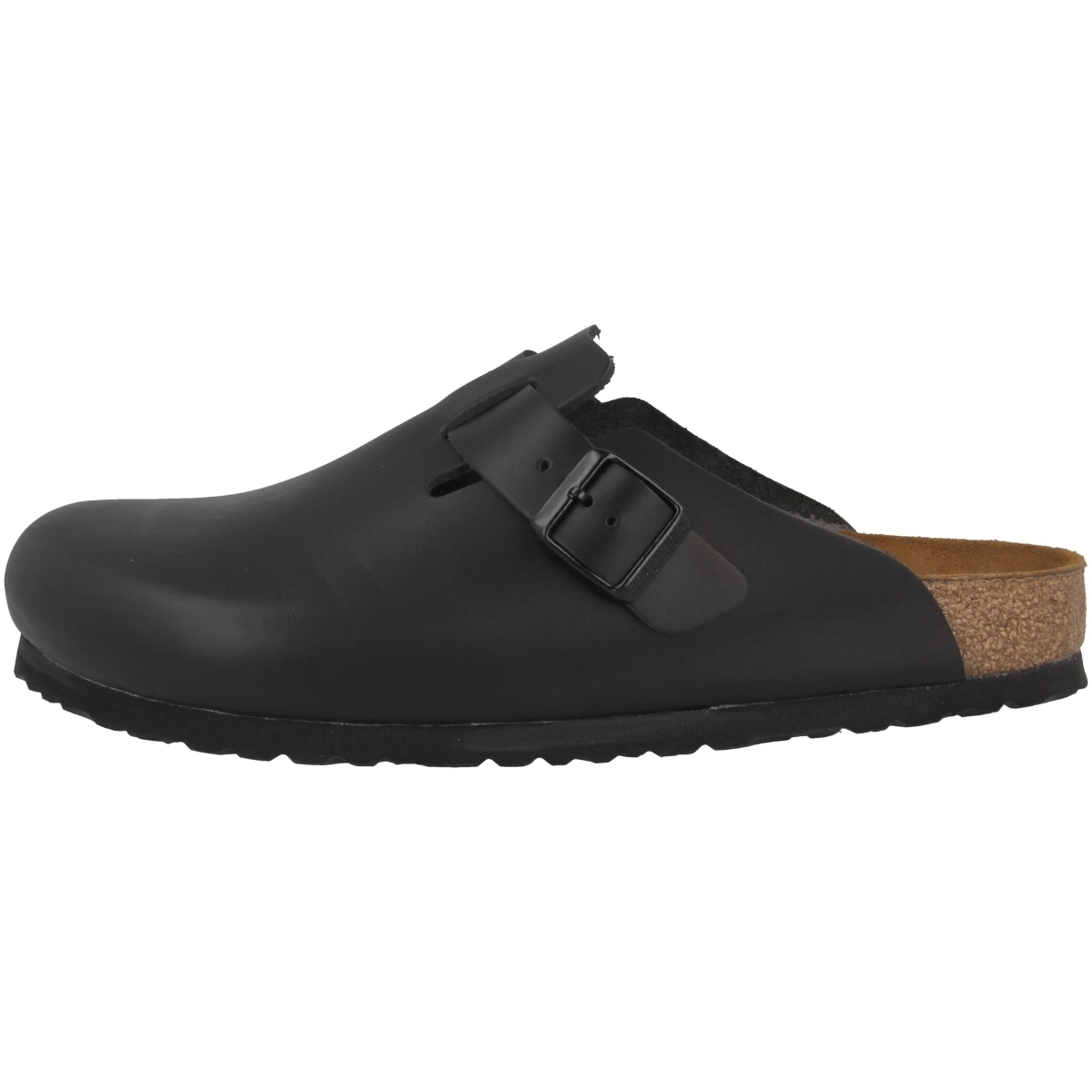 Birkenstock Boston Glattleder Clogs schmal schwarz