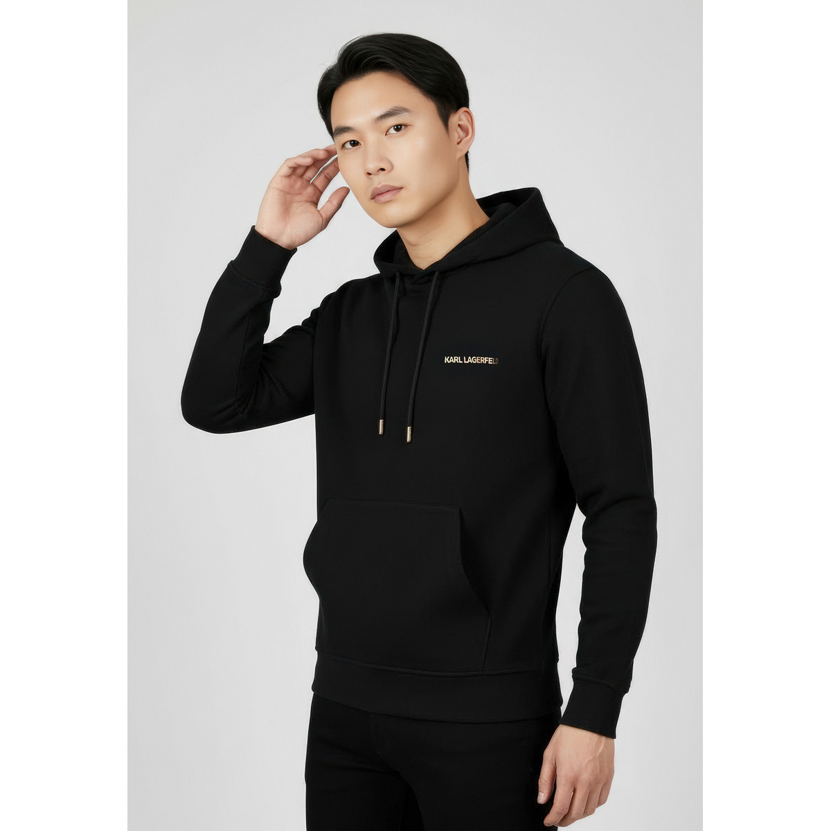 KARL LAGERFELD 705005 Hoodie schwarz