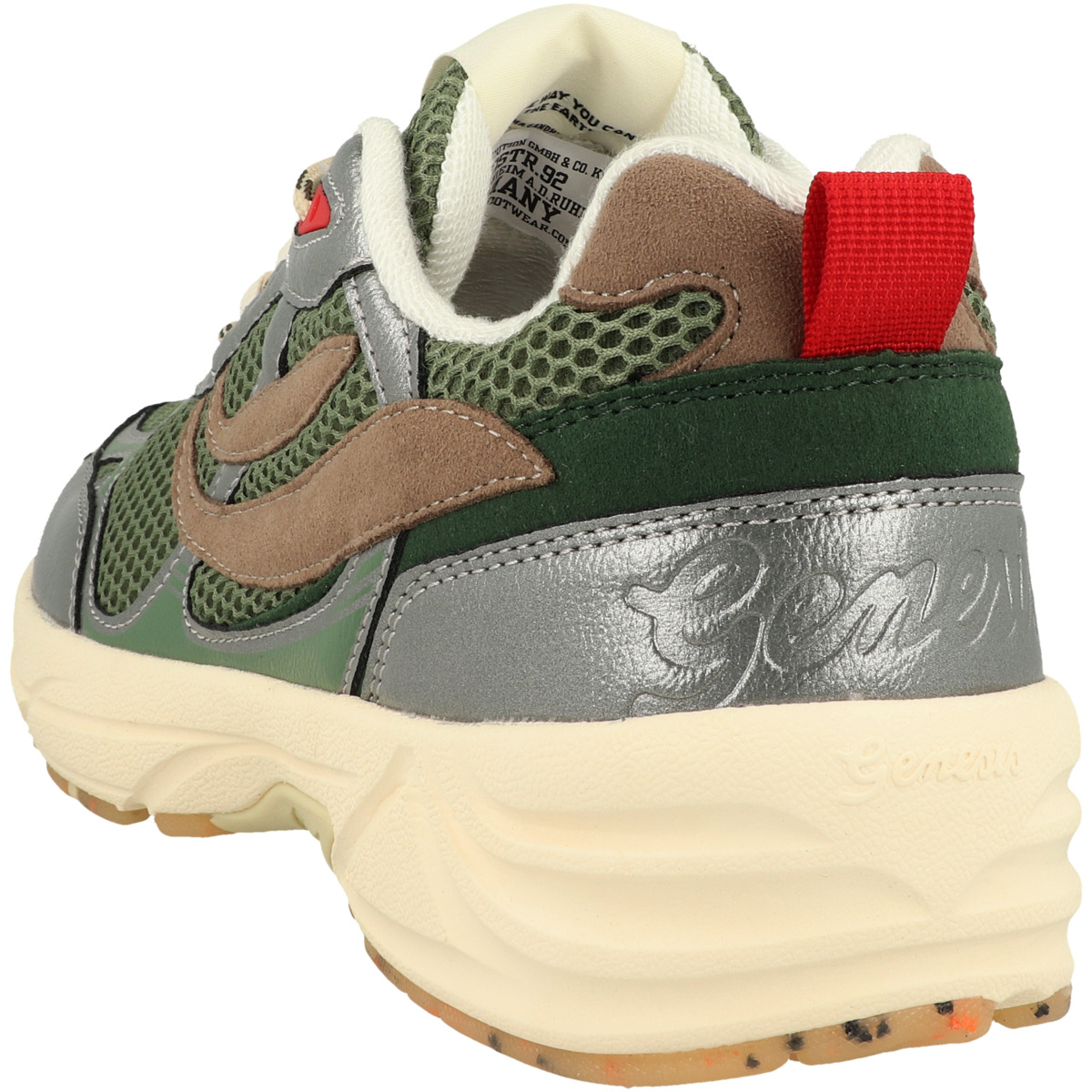 Genesis G-Eco'99 Spotted Sole Sneaker low silber