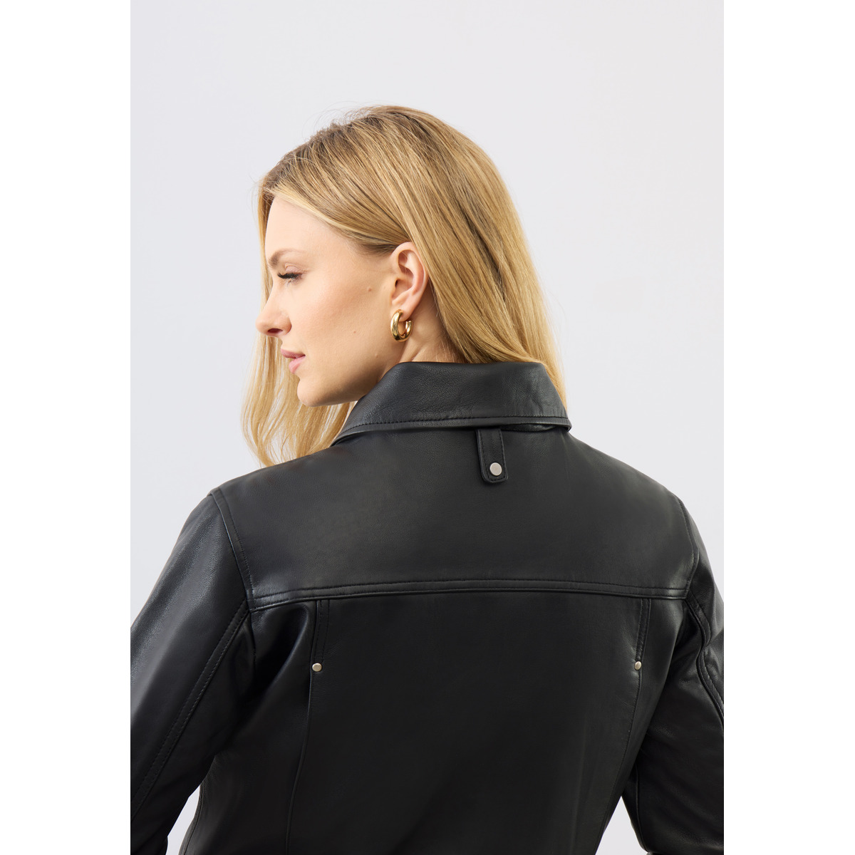 Bolongaro Trevor Lexi Trucker Lederjacke schwarz