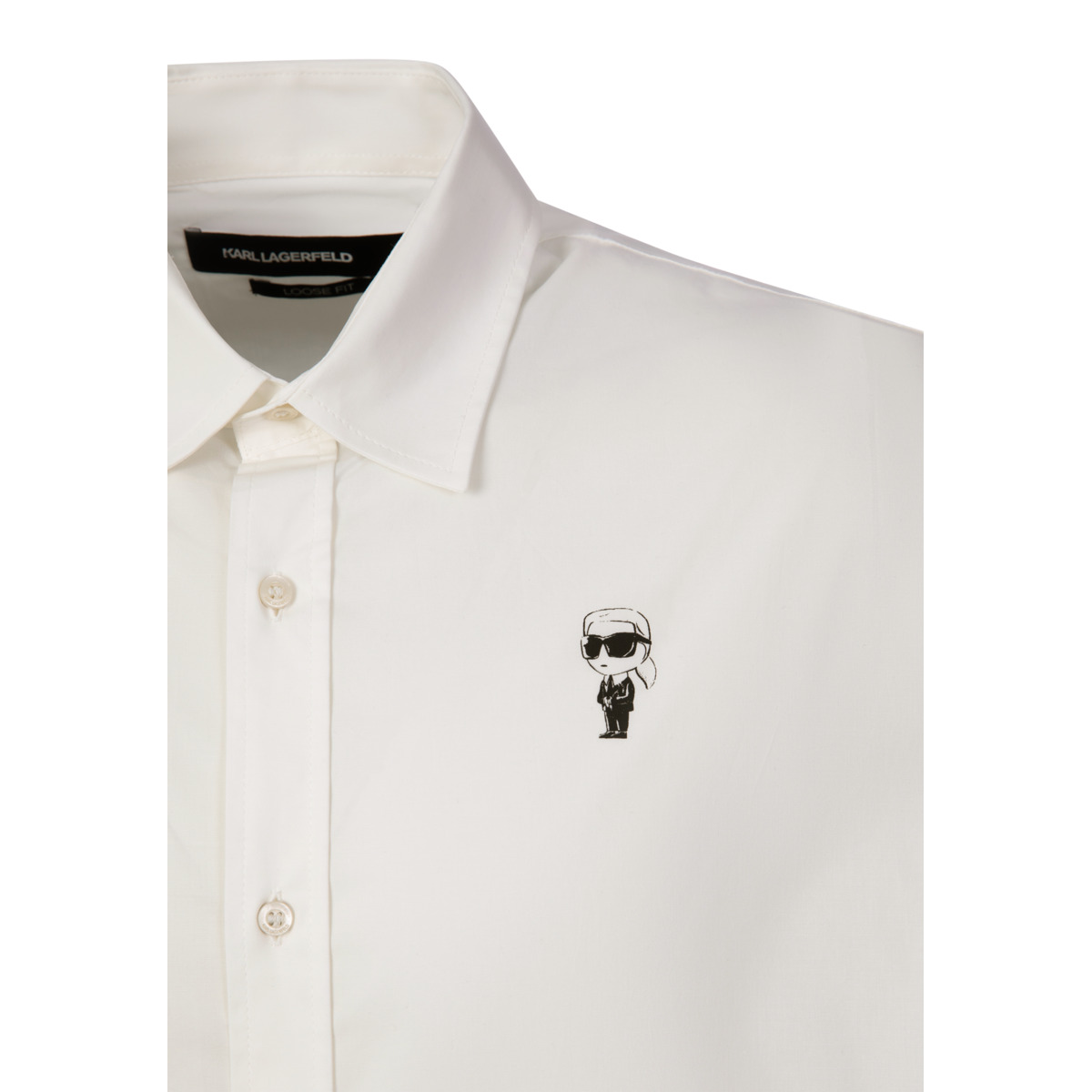 KARL LAGERFELD 605931 Hemd weiss