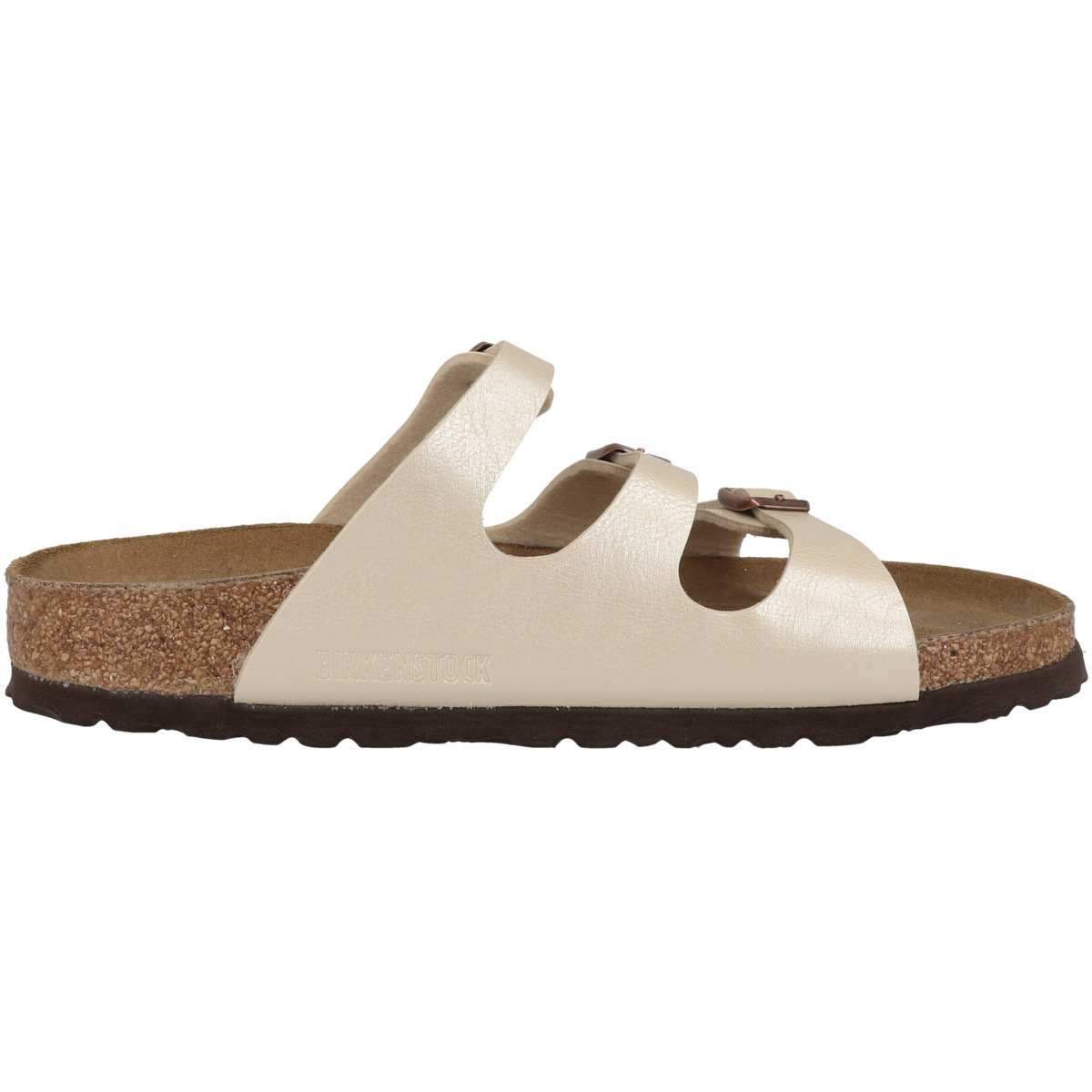 Birkenstock Florida Birko-Flor Graceful Sandale schmal beige