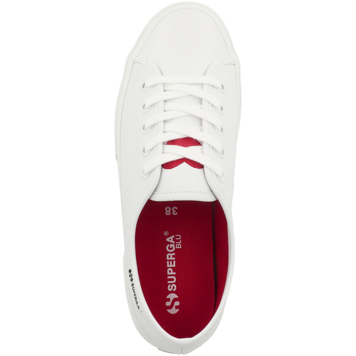 Superga 3750 Heart Vegan Material Leggera Sneaker low weiss
