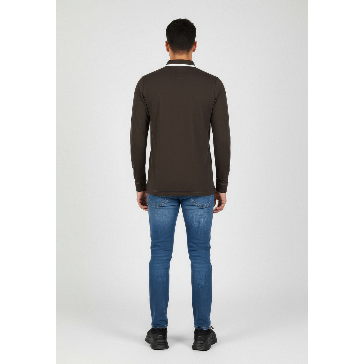 KARL LAGERFELD 745005 Poloshirt dunkelbraun