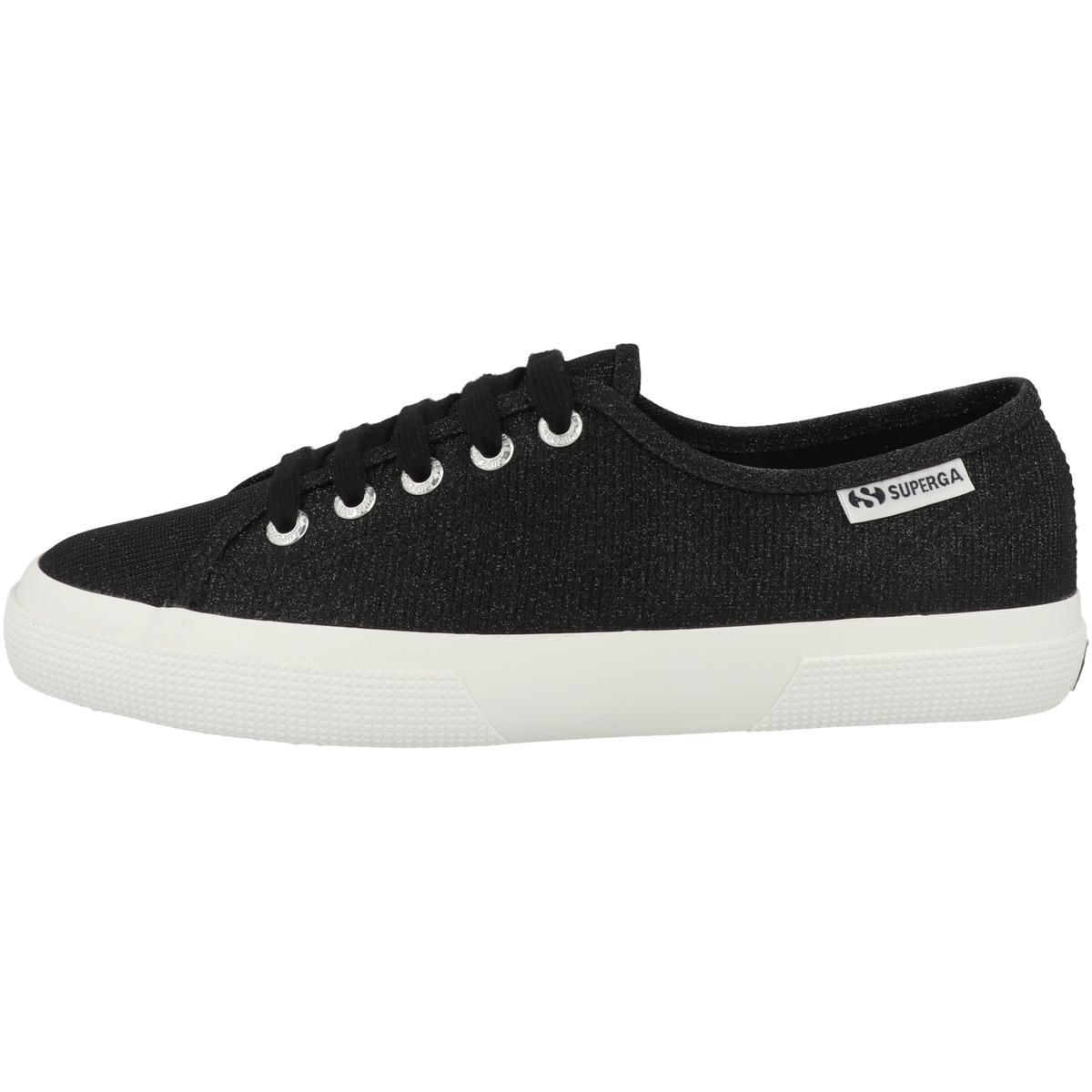 Superga 3750 Jersey Lame Leggera Sneaker low schwarz