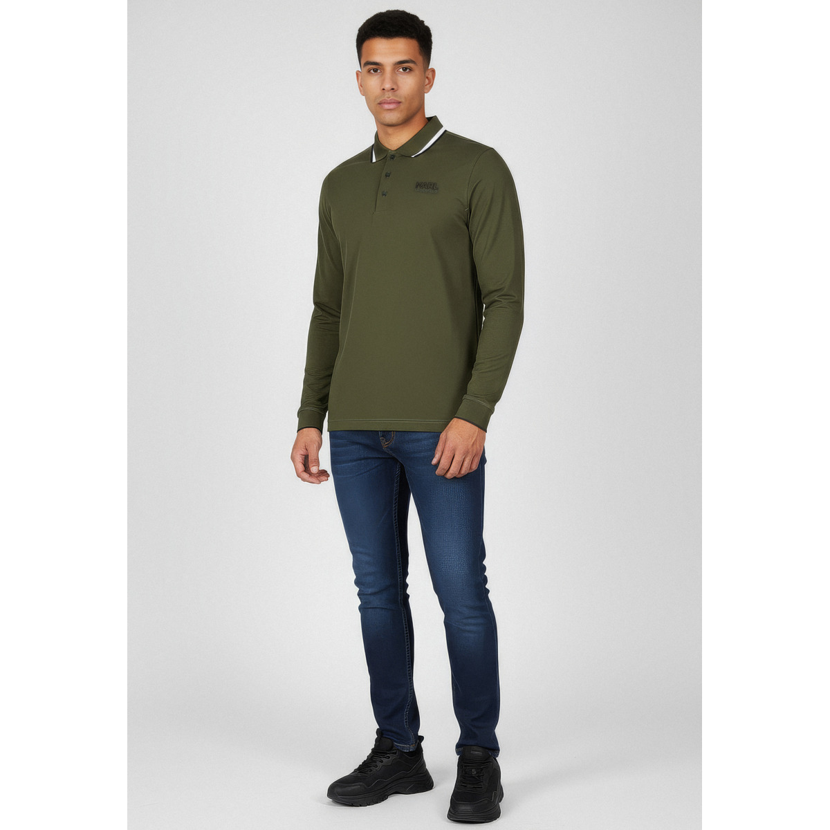 KARL LAGERFELD 745005 Poloshirt dunkelgruen
