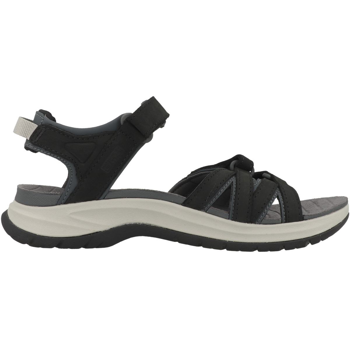 Teva Tirra Sport Leather Sandale schwarz