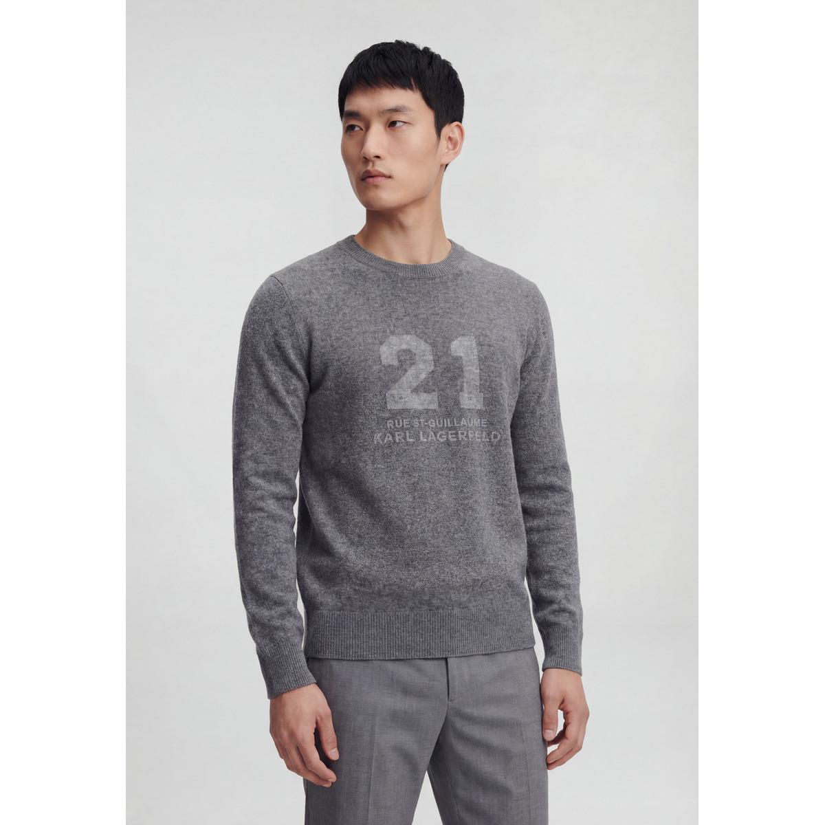KARL LAGERFELD 655029 Pullover grau