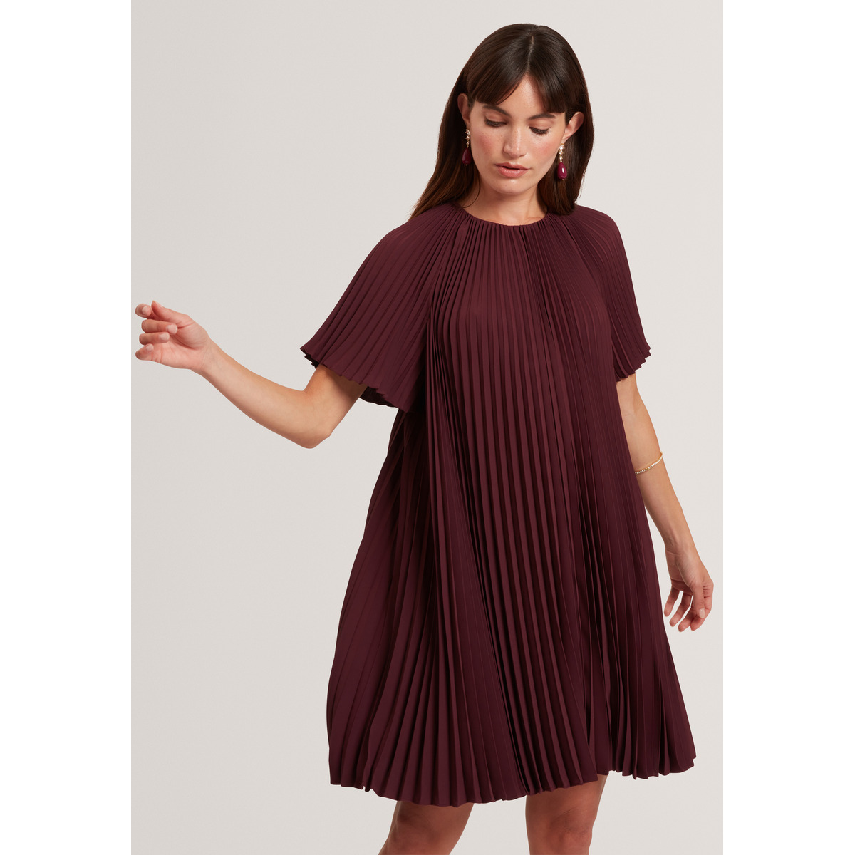 Ted Baker CONVALA Minikleid bordeaux