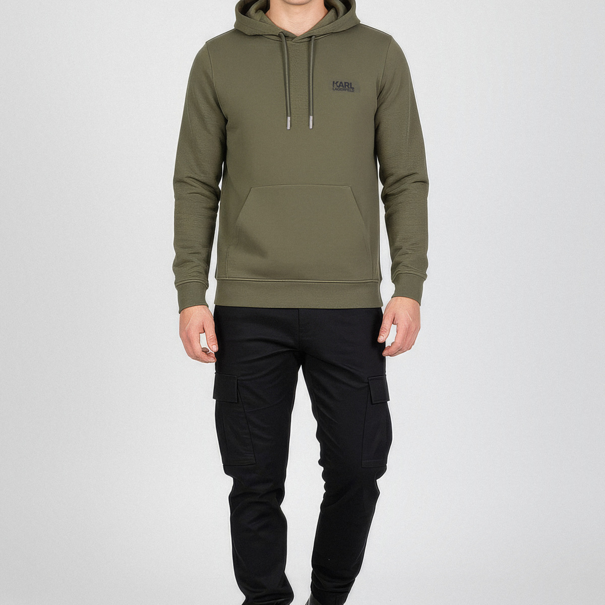 KARL LAGERFELD 705092 Hoodie dunkelgruen