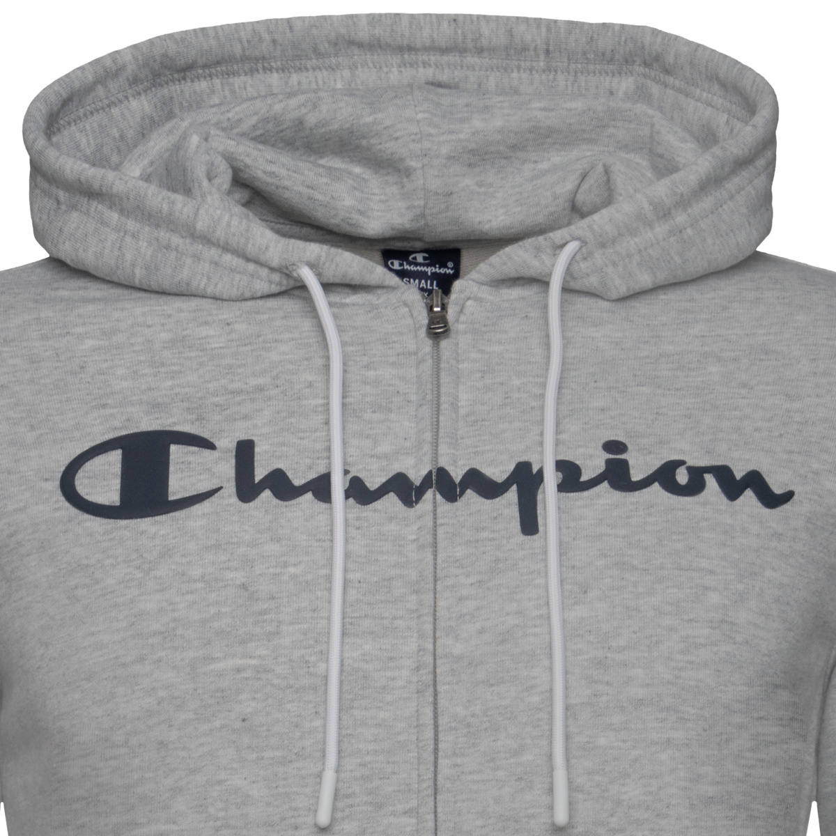 Champion Hooded Full Zip Sweatjacke grau