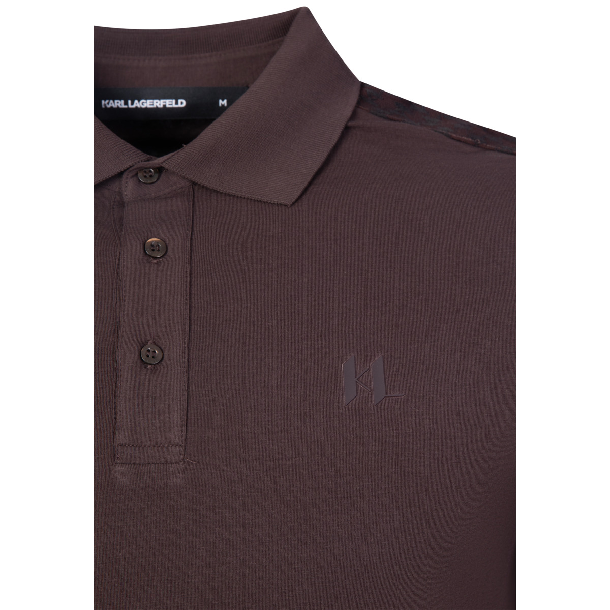 KARL LAGERFELD 745018 Poloshirt dunkelbraun