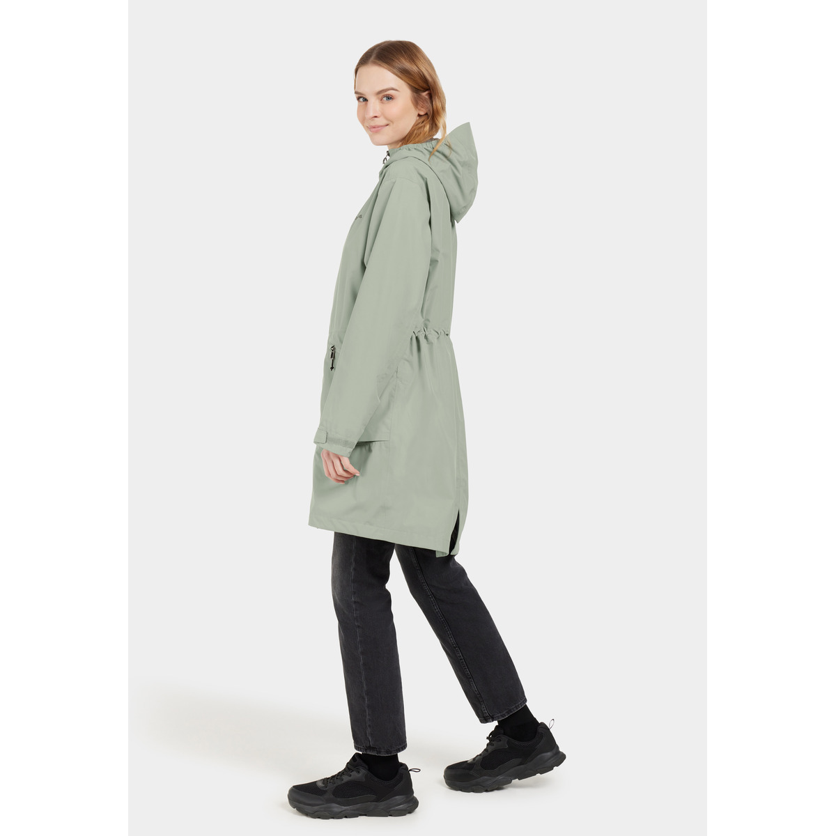 Didriksons Eliana WNS Softshelljacke hellgruen
