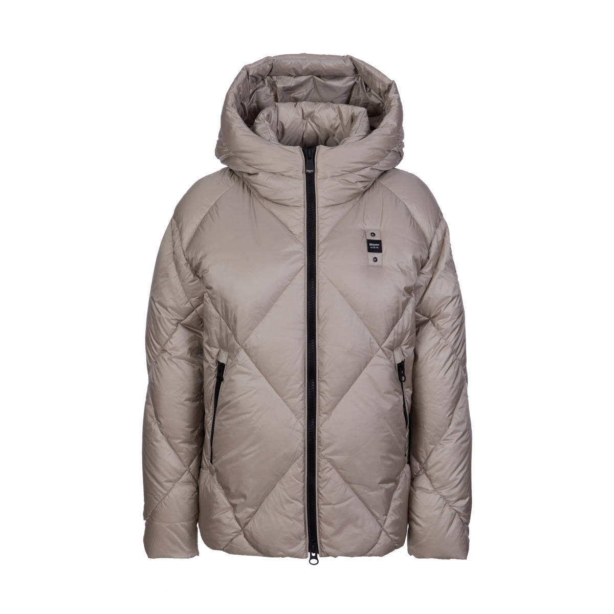Blauer Lamartine Daunenjacke beige