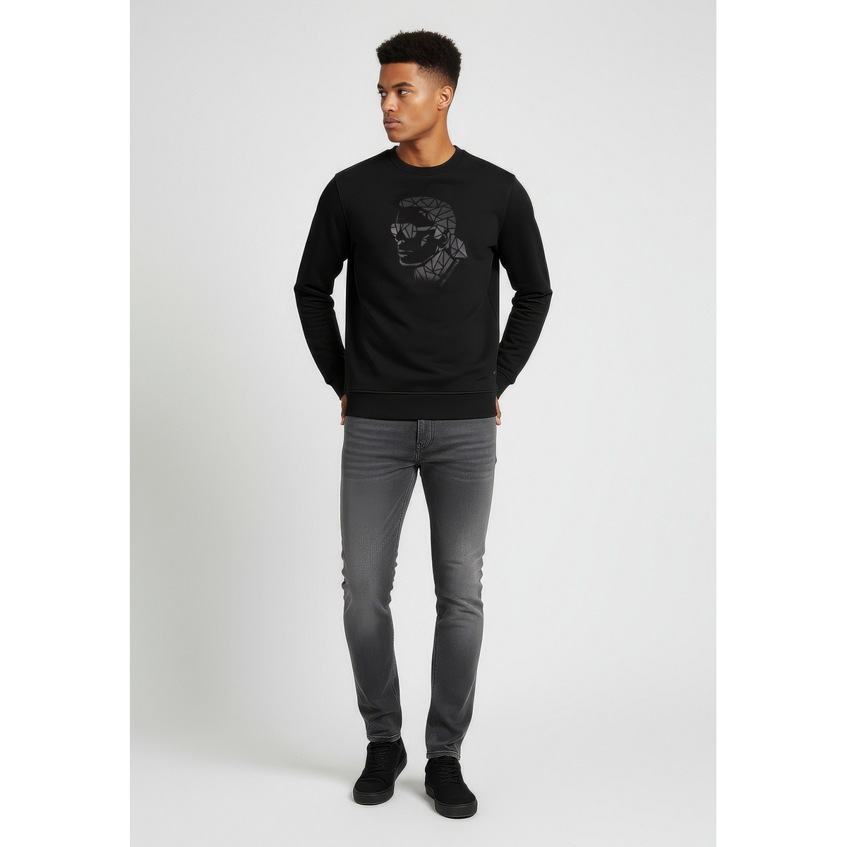 KARL LAGERFELD 705042 Sweatshirt schwarz