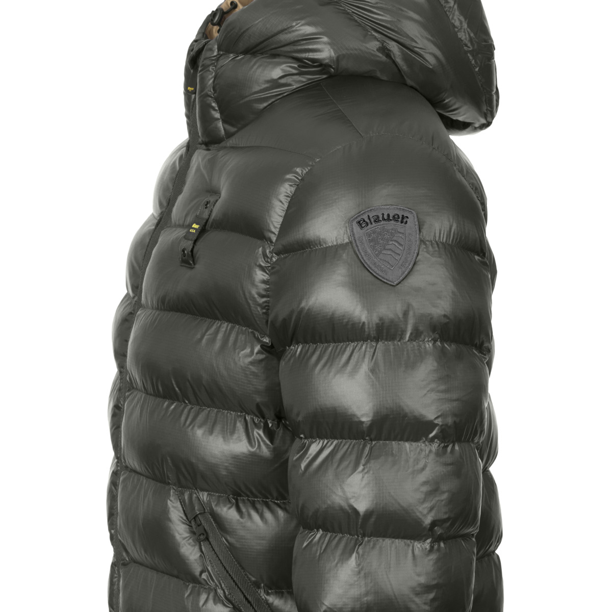 Blauer Adams Steppjacke dunkelgrau