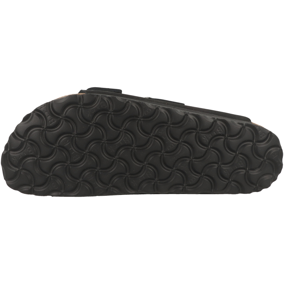 Birkenstock Arizona SFB Nubukleder Sandale Weichbettung schmal schwarz