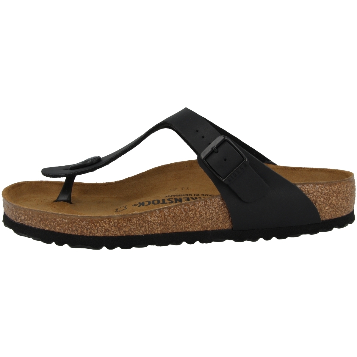 Birkenstock Gizeh Birko-Flor Sandale normal schwarz