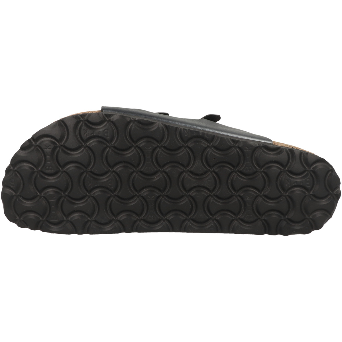 Birkenstock Florida Birko-Flor Metallic Sandale schmal schwarz