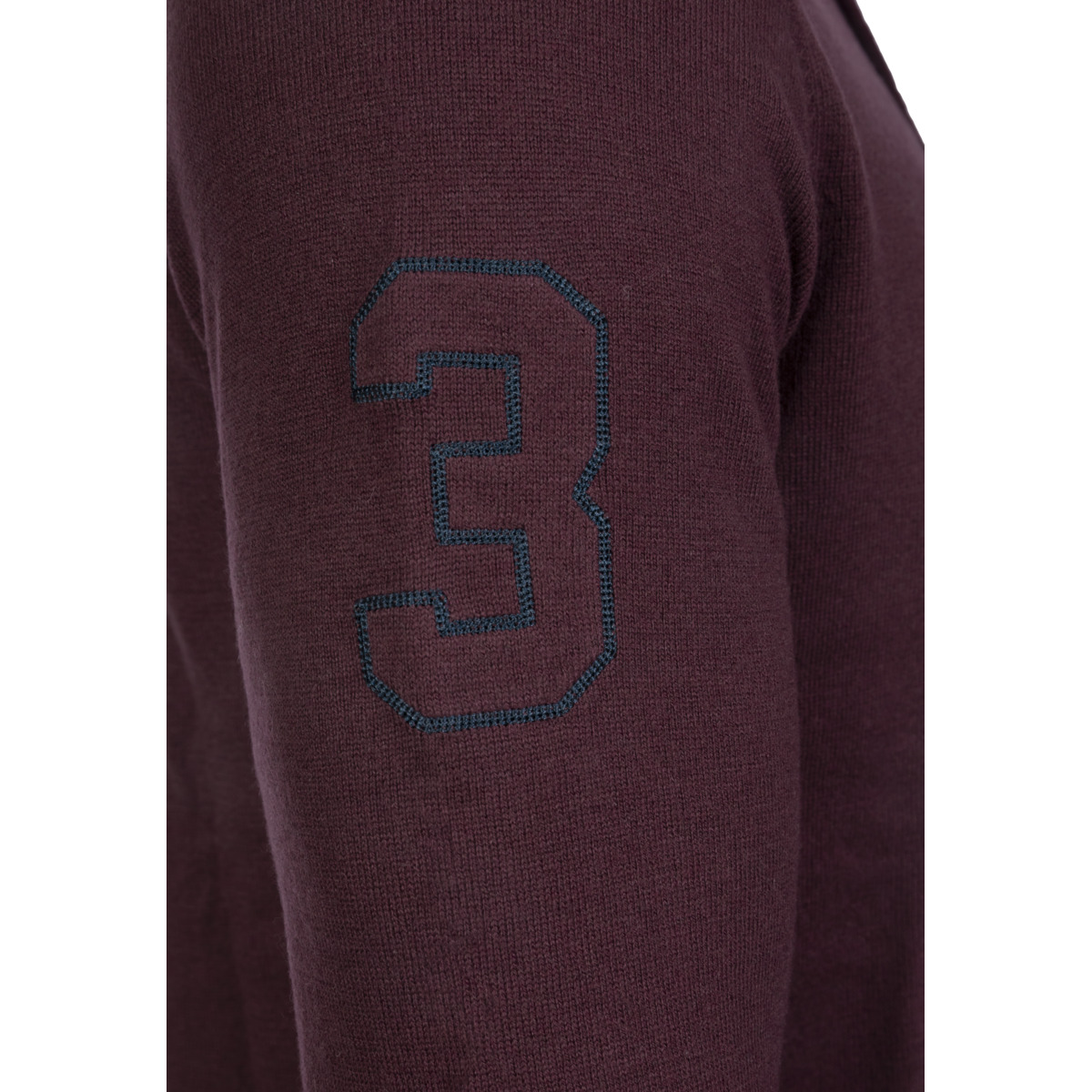 La Martina MBS306 Pullover bordeaux