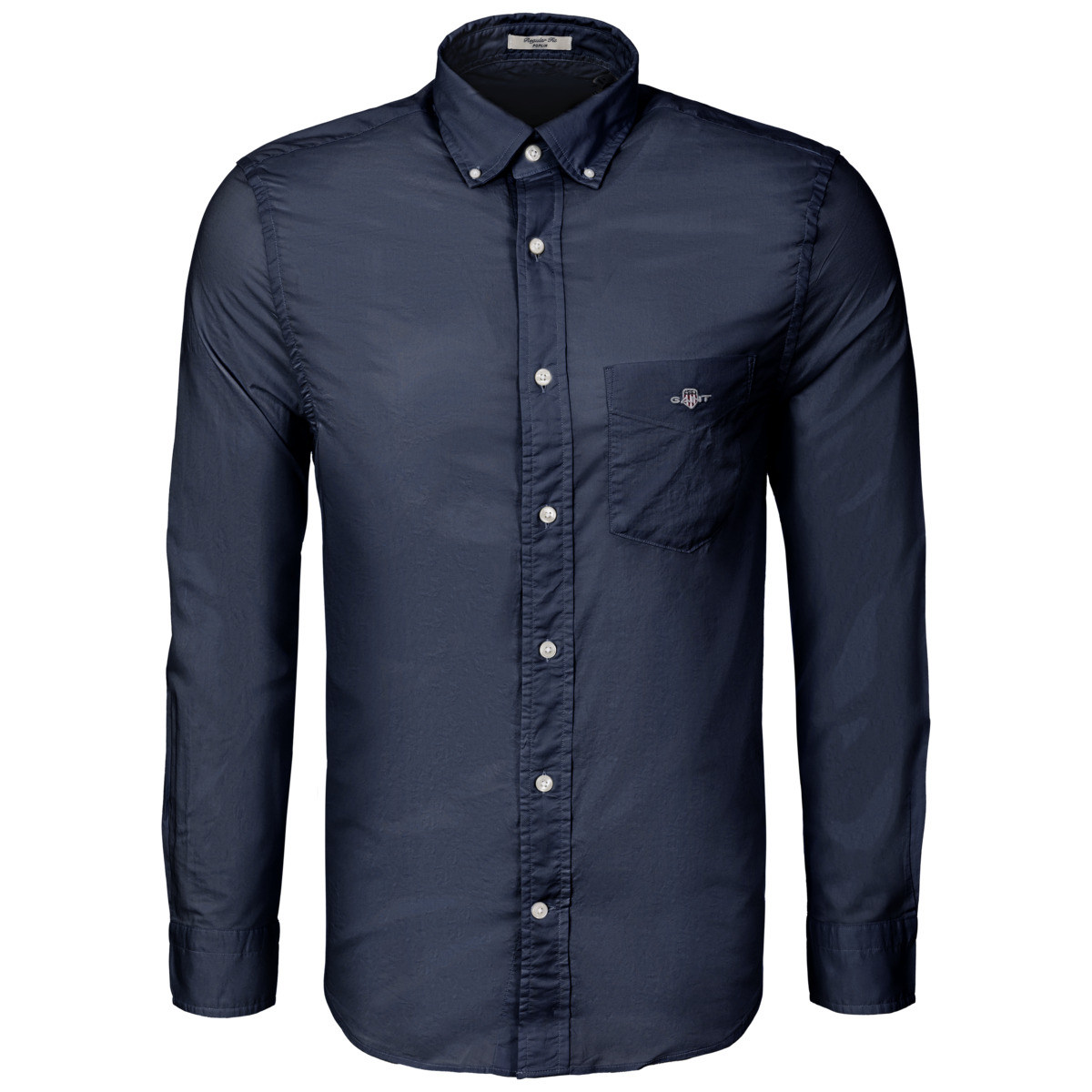GANT Reg Classic Poplin Hemd dunkelblau