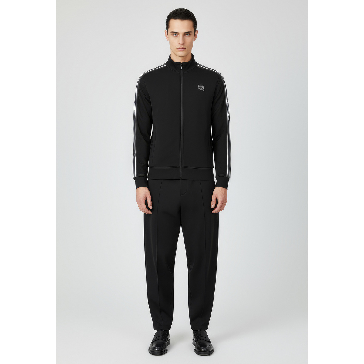 KARL LAGERFELD 705043 Sweatjacke schwarz