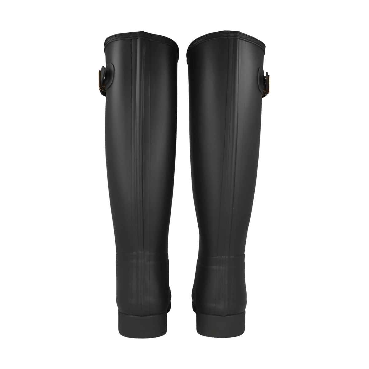 Hunter Womens Refined Gold Trim Tall Boot Gummistiefel schwarz