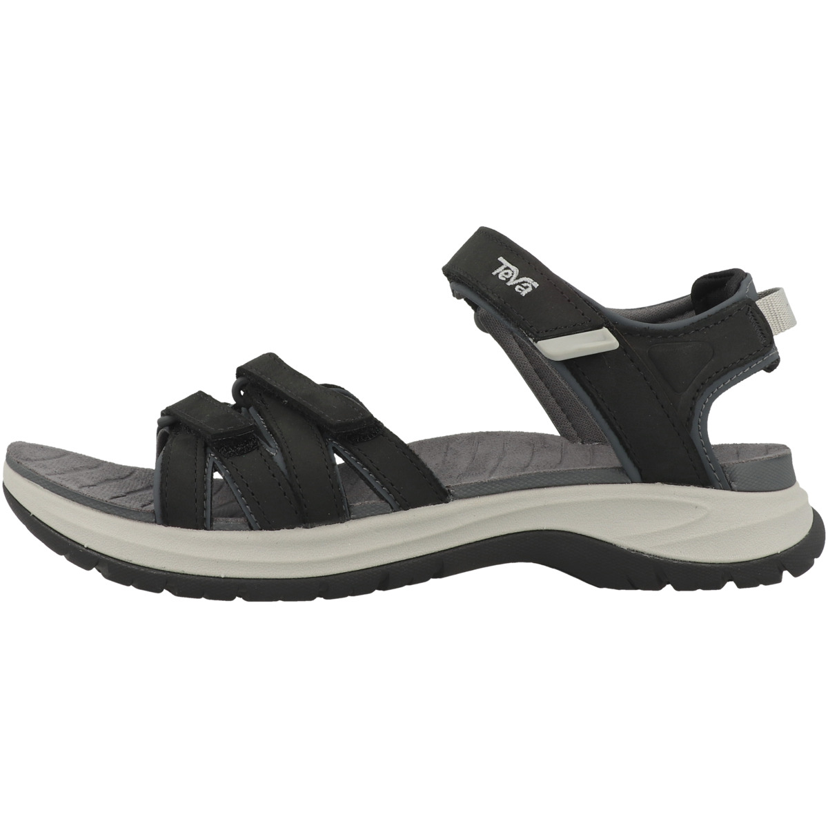 Teva Tirra Sport Leather Sandale schwarz