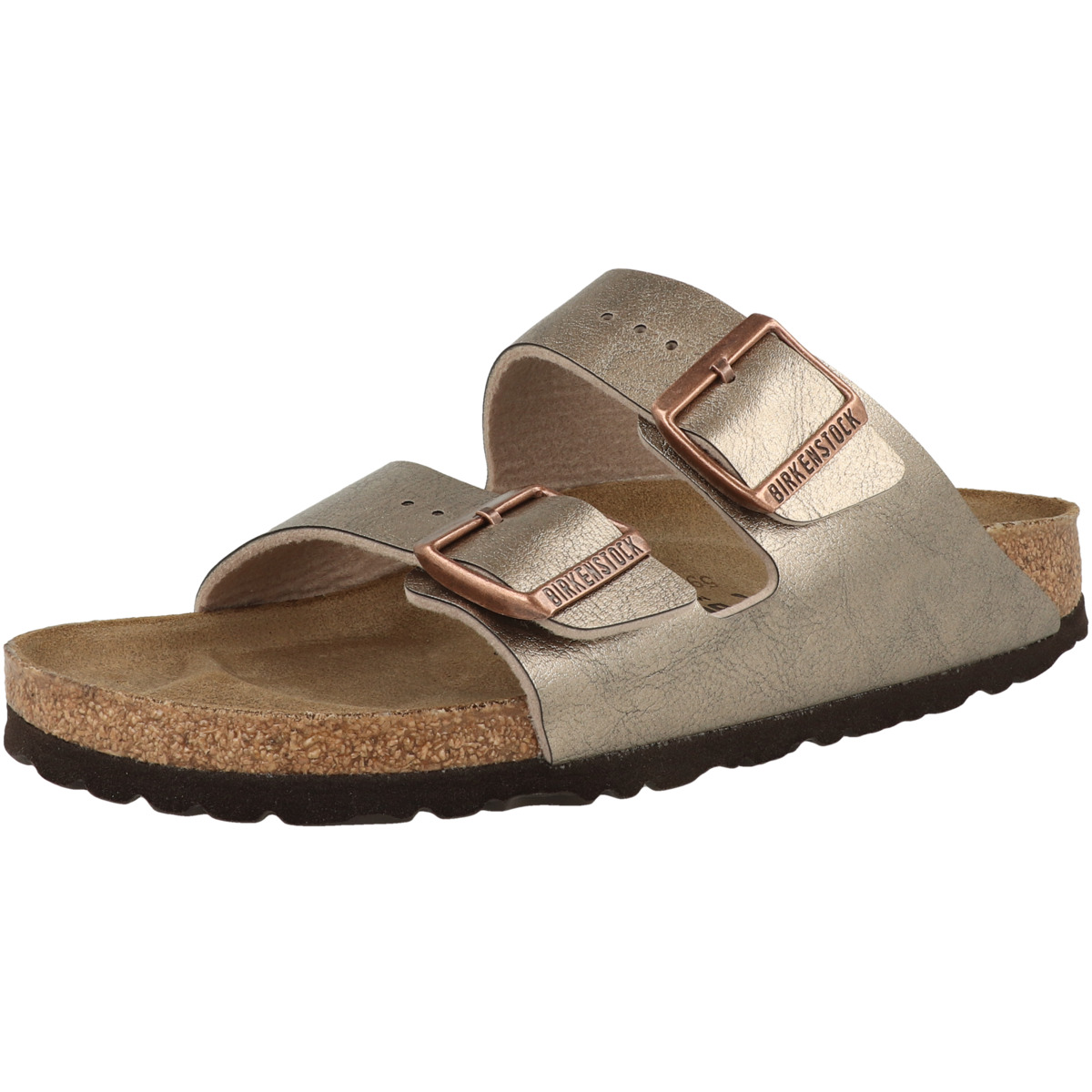 Birkenstock Arizona Birko-Flor Graceful Sandale schmal hellbraun