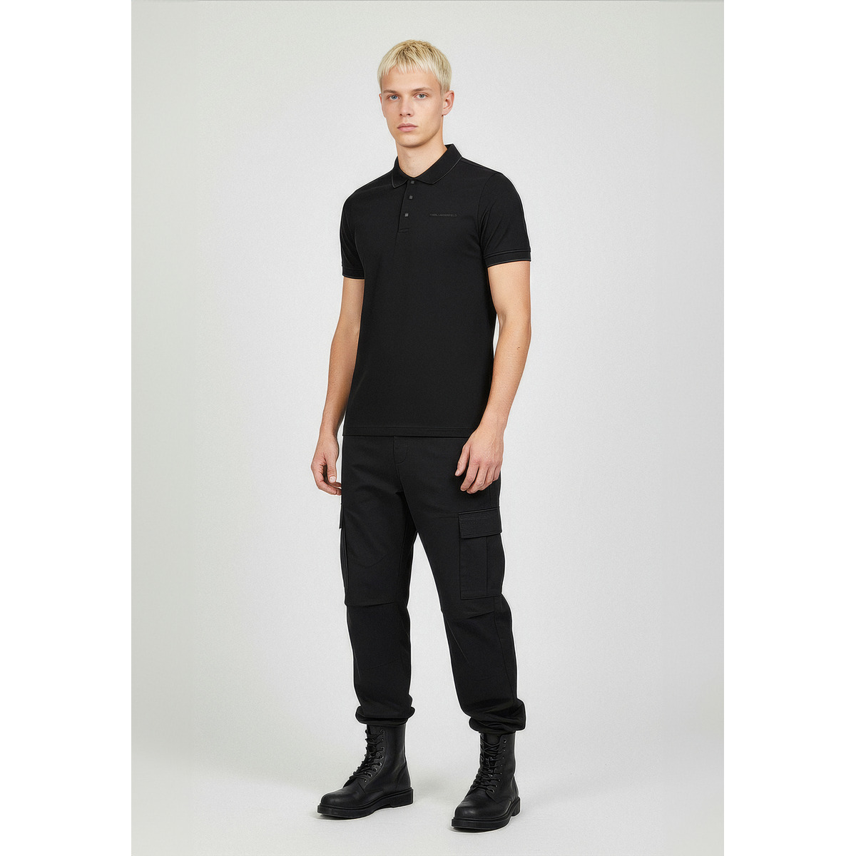 KARL LAGERFELD 745004 Poloshirt schwarz