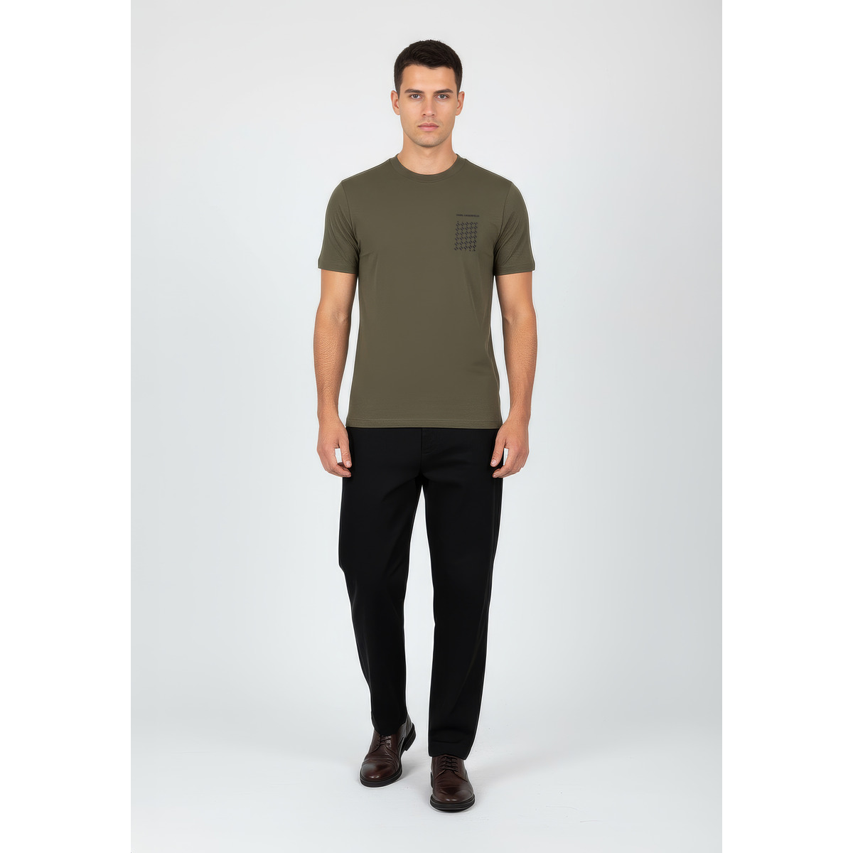 KARL LAGERFELD 755034 T-Shirt dunkelgruen