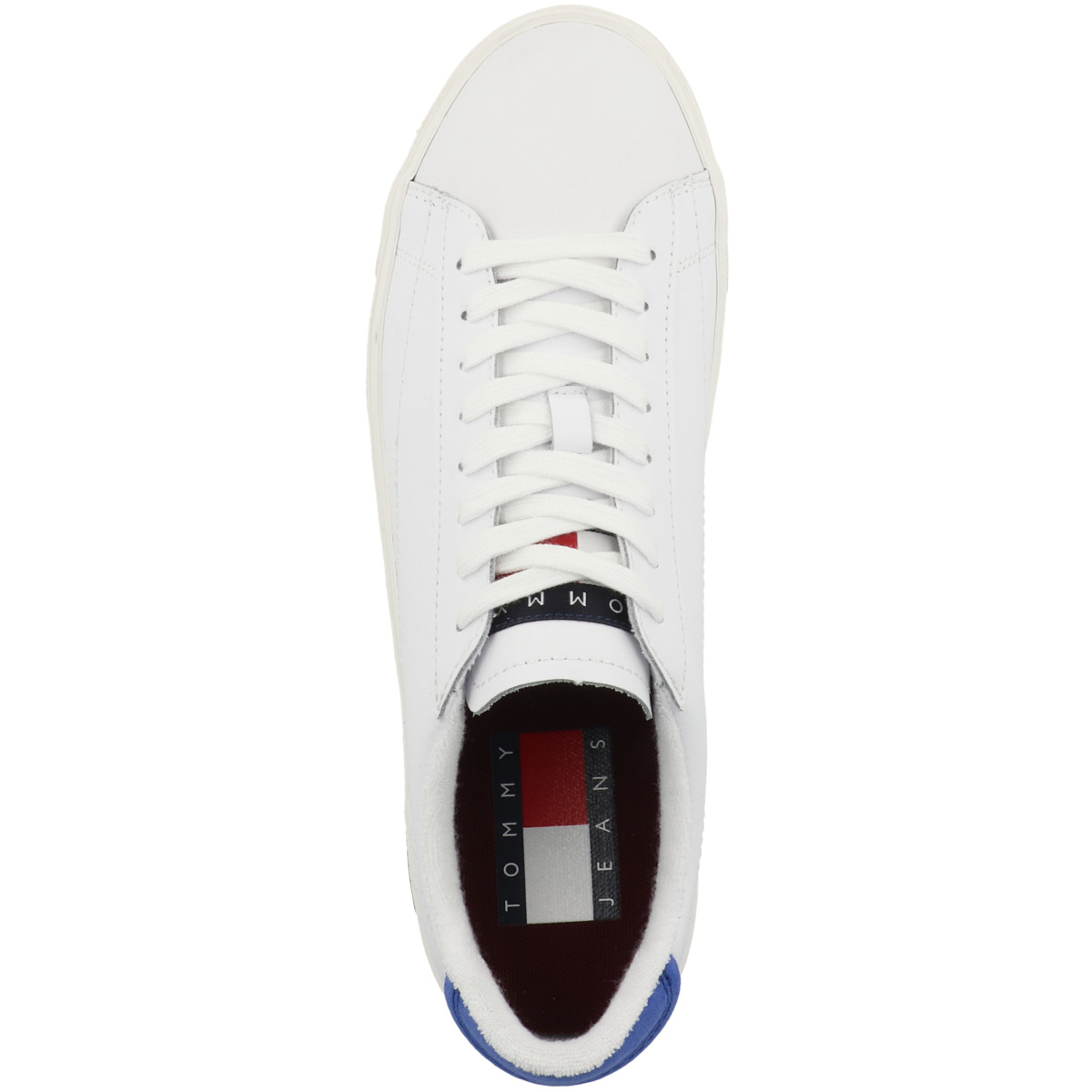 Tommy Hilfiger Tommy Jeans Leather Vulcanized Sneaker weiss