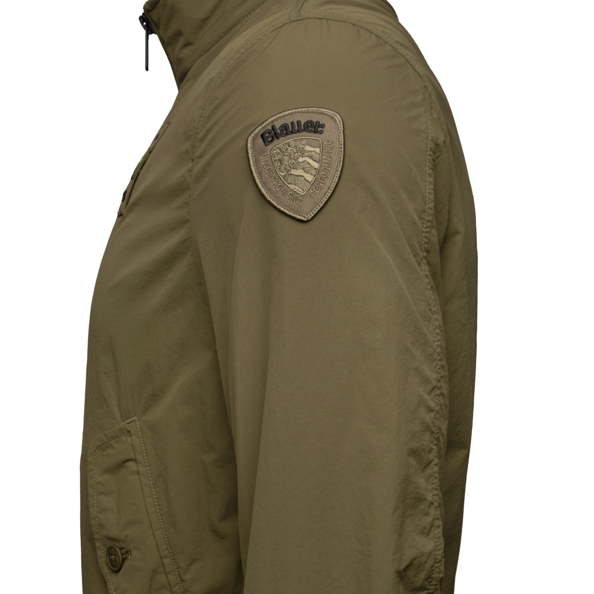 Blauer Alwin Übergangsjacke dunkelgruen