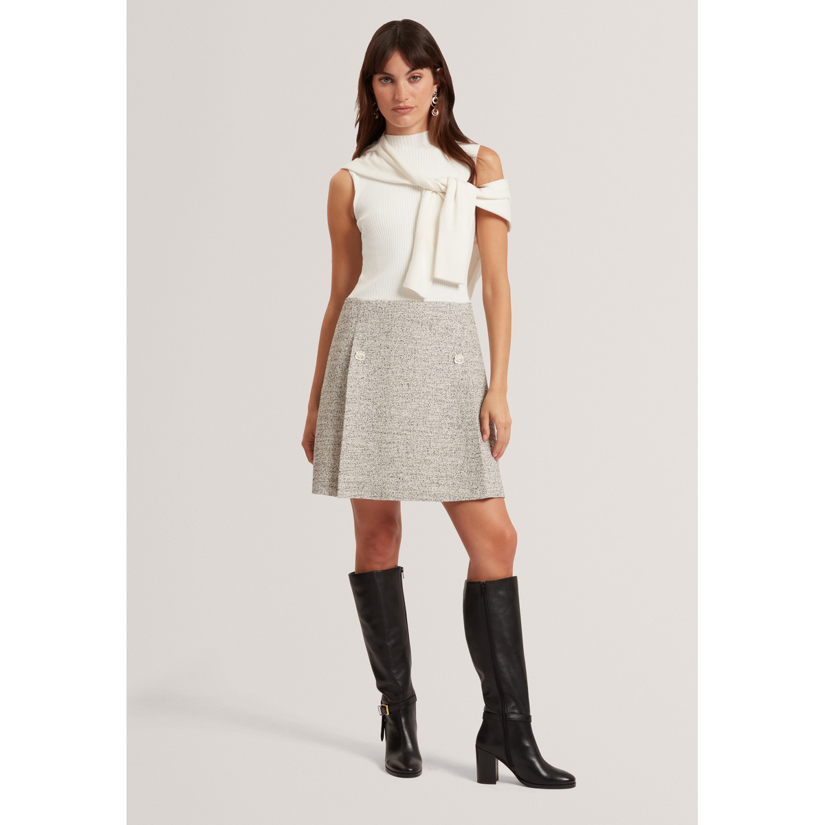 Ted Baker EKAAM Kleid creme