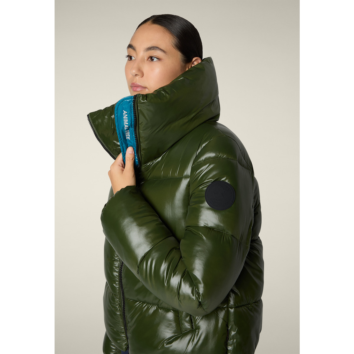 Save the Duck Isla Steppjacke dunkelgruen