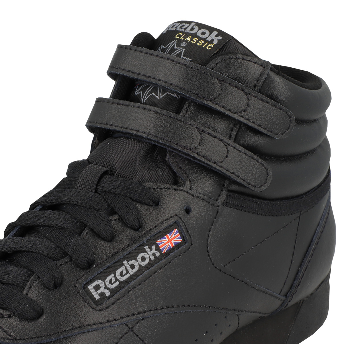 Reebok Freestyle Hi Sneaker schwarz