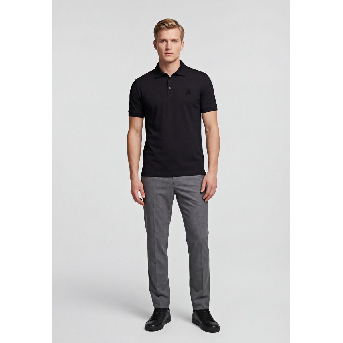 KARL LAGERFELD 745750 Poloshirt schwarz