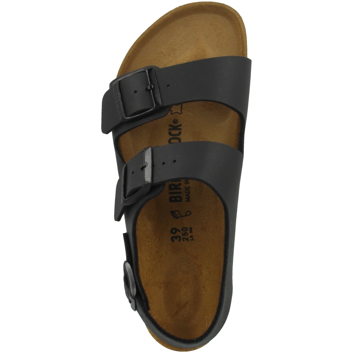 Birkenstock Milano Birko-Flor Sandale normal schwarz