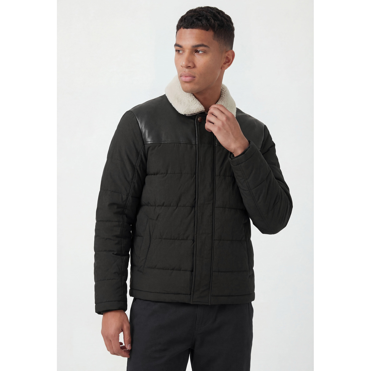 KARL LAGERFELD 505001 Winterjacke schwarz