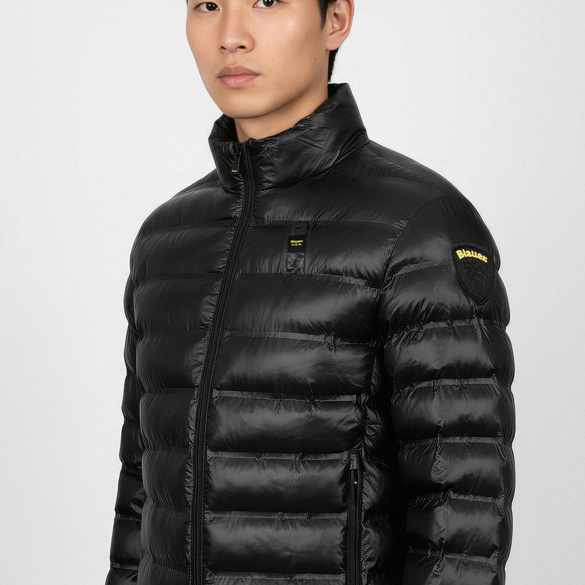 Blauer Sewall Steppjacke schwarz