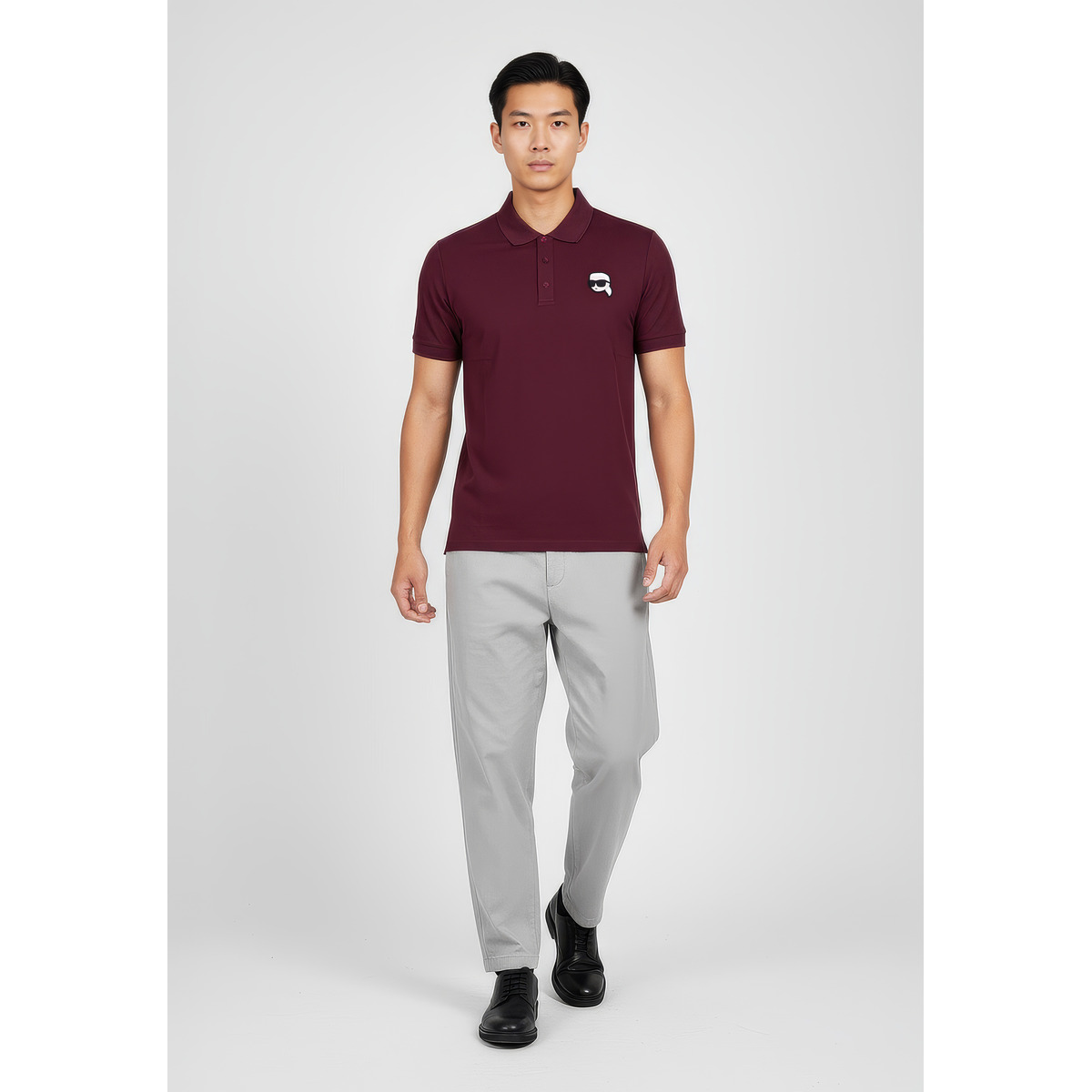 KARL LAGERFELD 745710 Poloshirt bordeaux