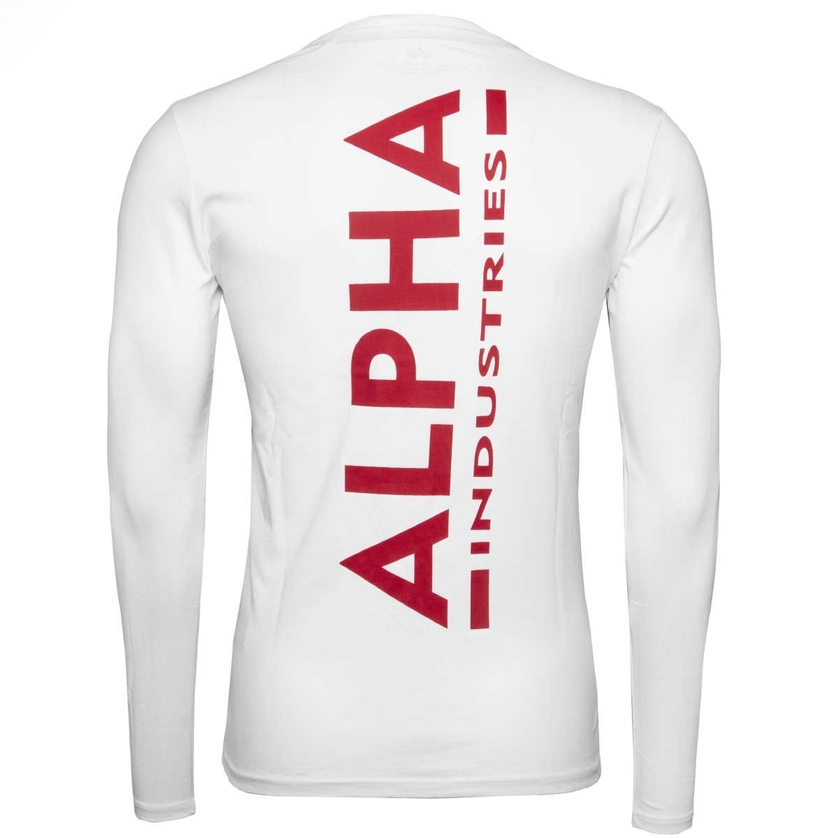 Alpha Industries Back Print Heavy LS Sweatshirt weiss