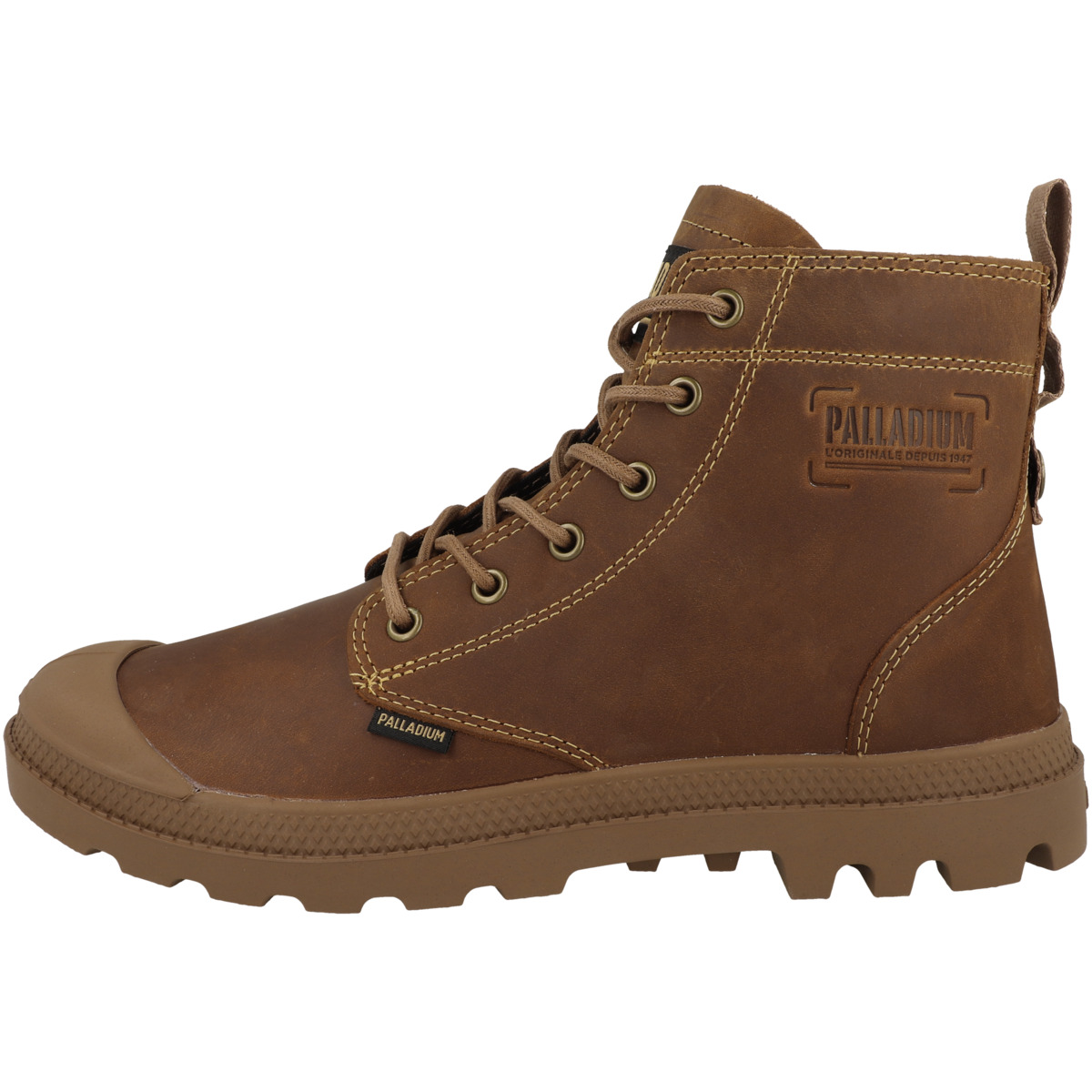 Palladium Pampa Zip Leather Legacy Boots braun