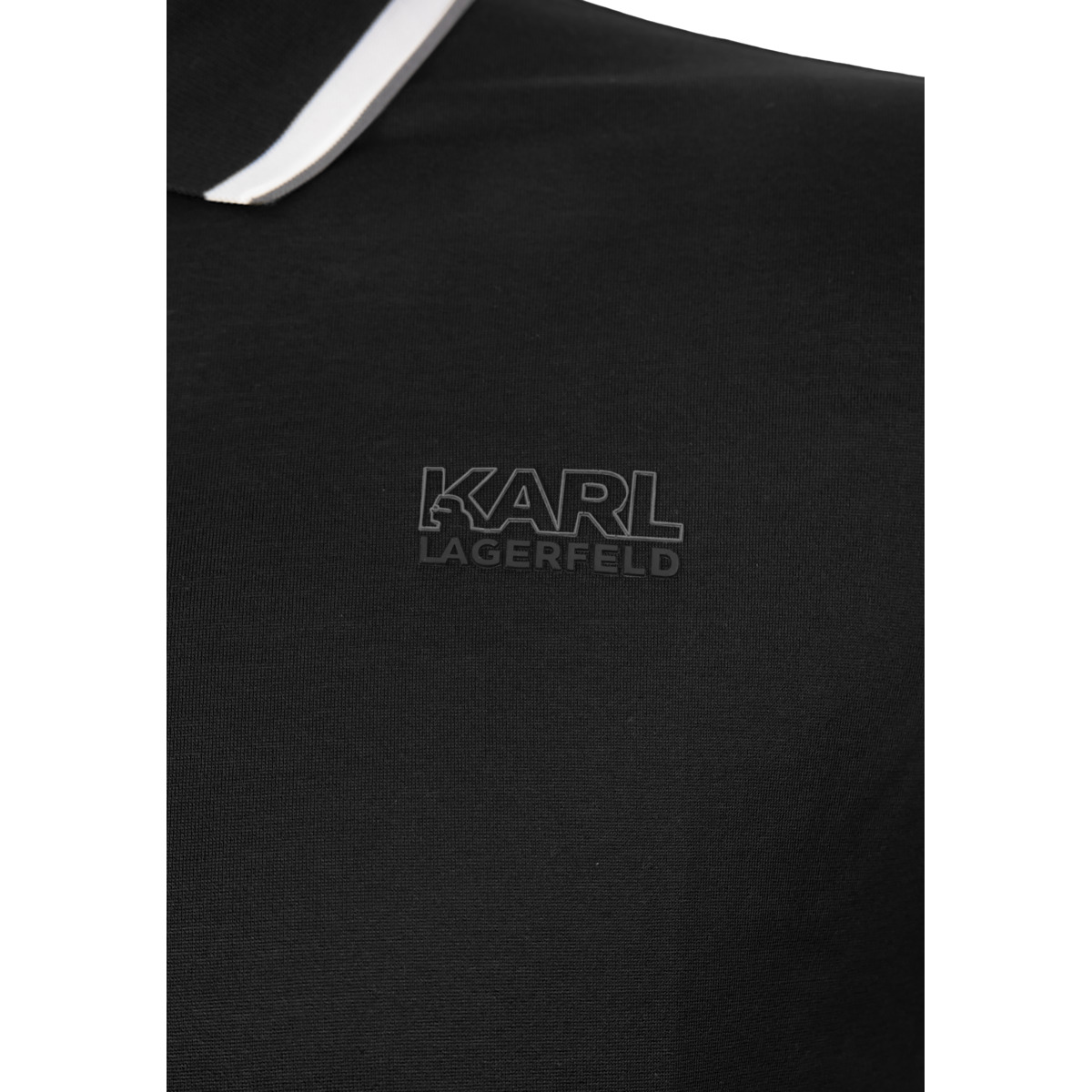KARL LAGERFELD 745005 Poloshirt schwarz