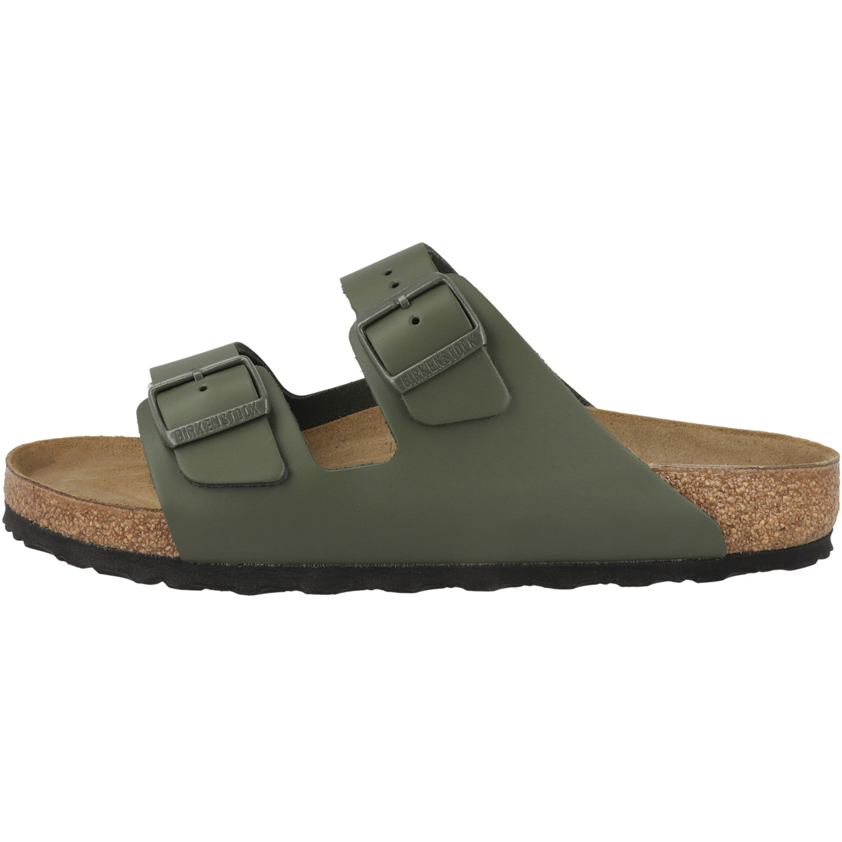 Birkenstock Arizona Naturleder Sandale normal dunkelgruen
