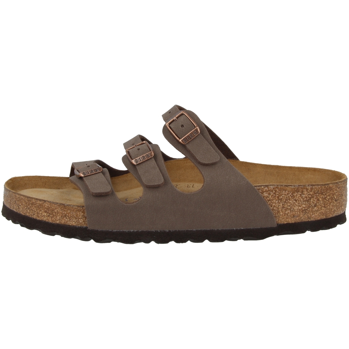 Birkenstock Florida SFB Birko-Flor Sandale Nubuk Weichbettung normal braun