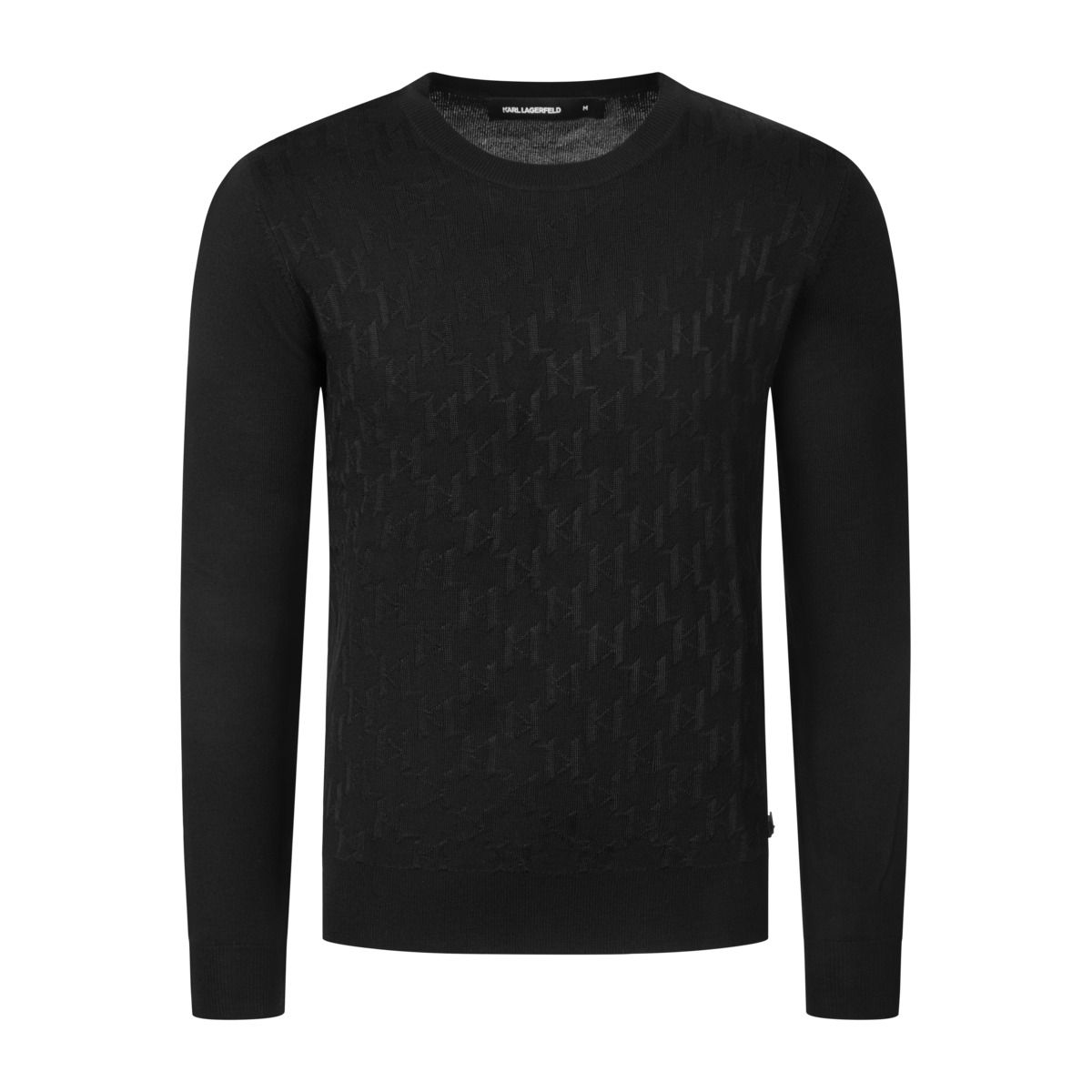 KARL LAGERFELD 655011 Langarmshirt schwarz