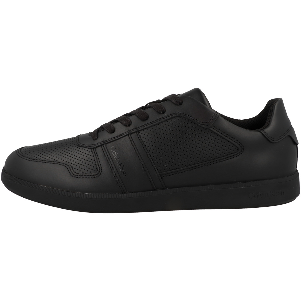 Calvin Klein Low Top Lace Up Lether Sneaker low schwarz